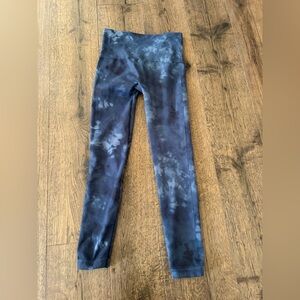 SPANX Tie-Dye Leggings - Black and Gray